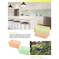 hot selling multipurpose rectangular plastic pp basket from GuangDong